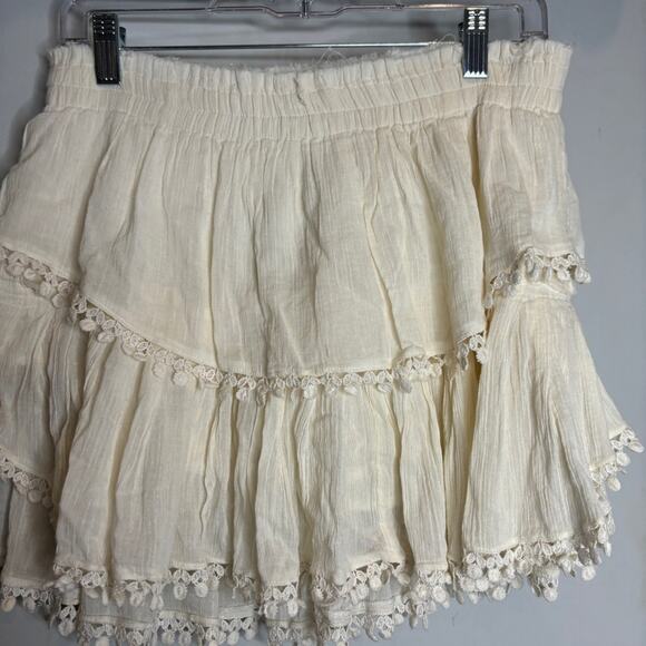LoveShackFancy Ruffle Mini Skirt - Picture 4 of 7